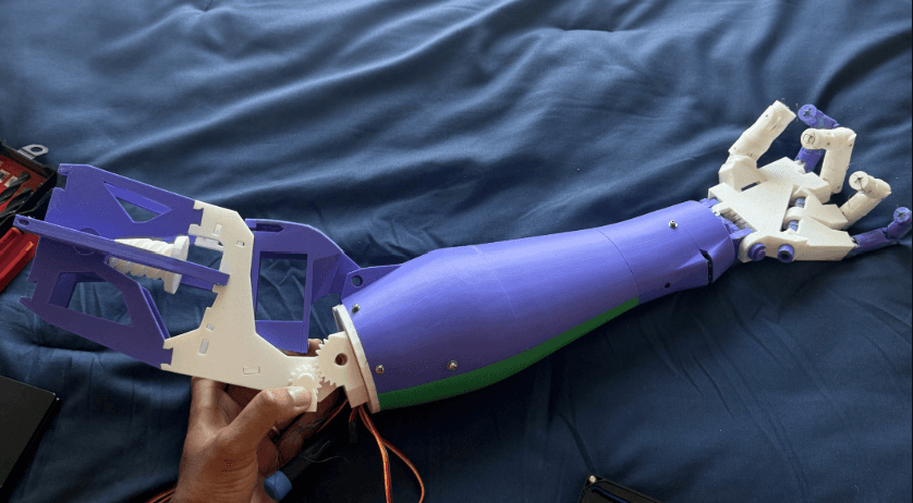 sEMG Gesture Classification & Prosthetic Arm