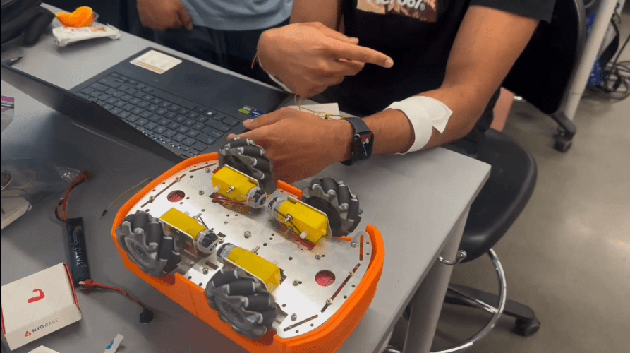 sEMG-Controlled Rover