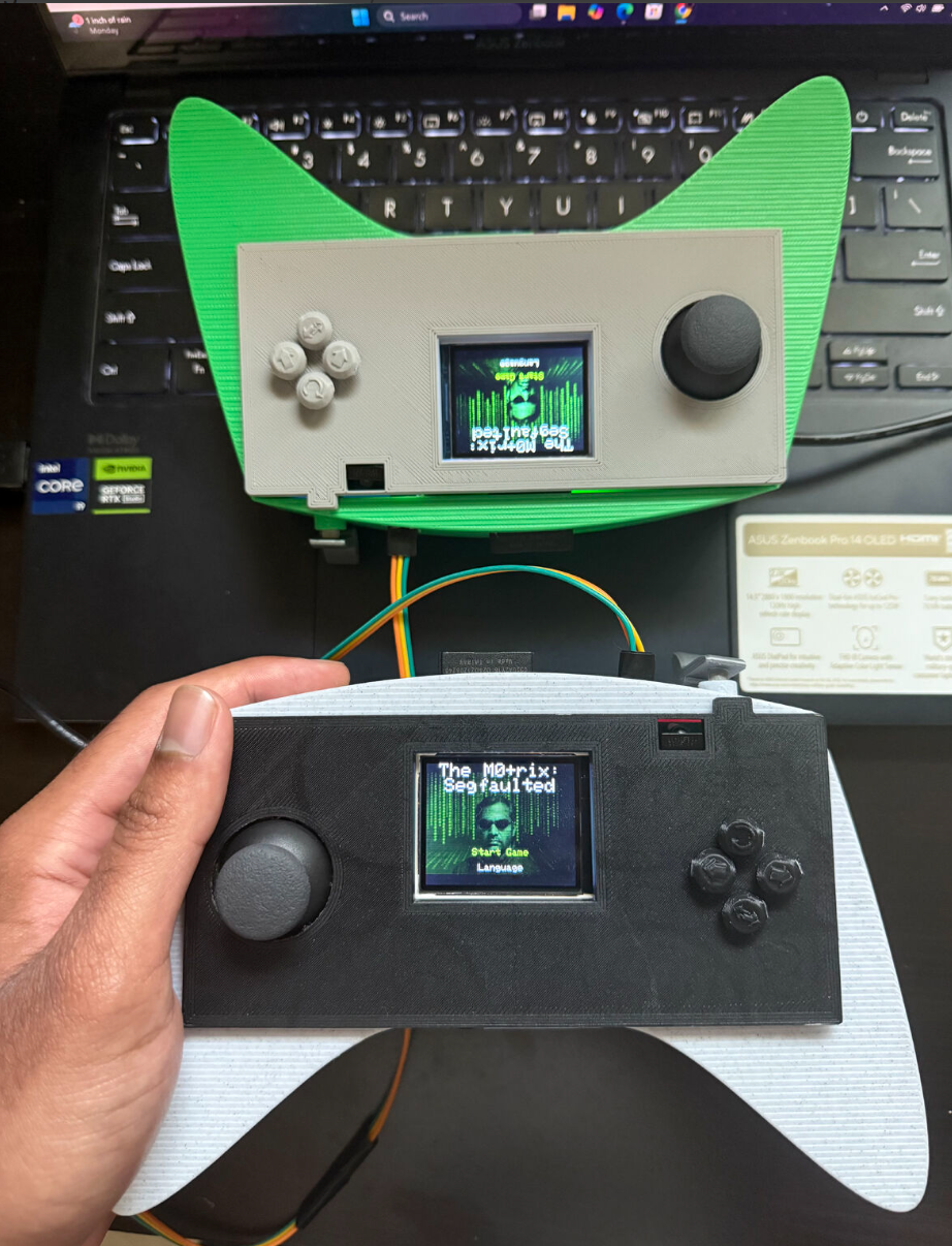 Both finished consoles.
